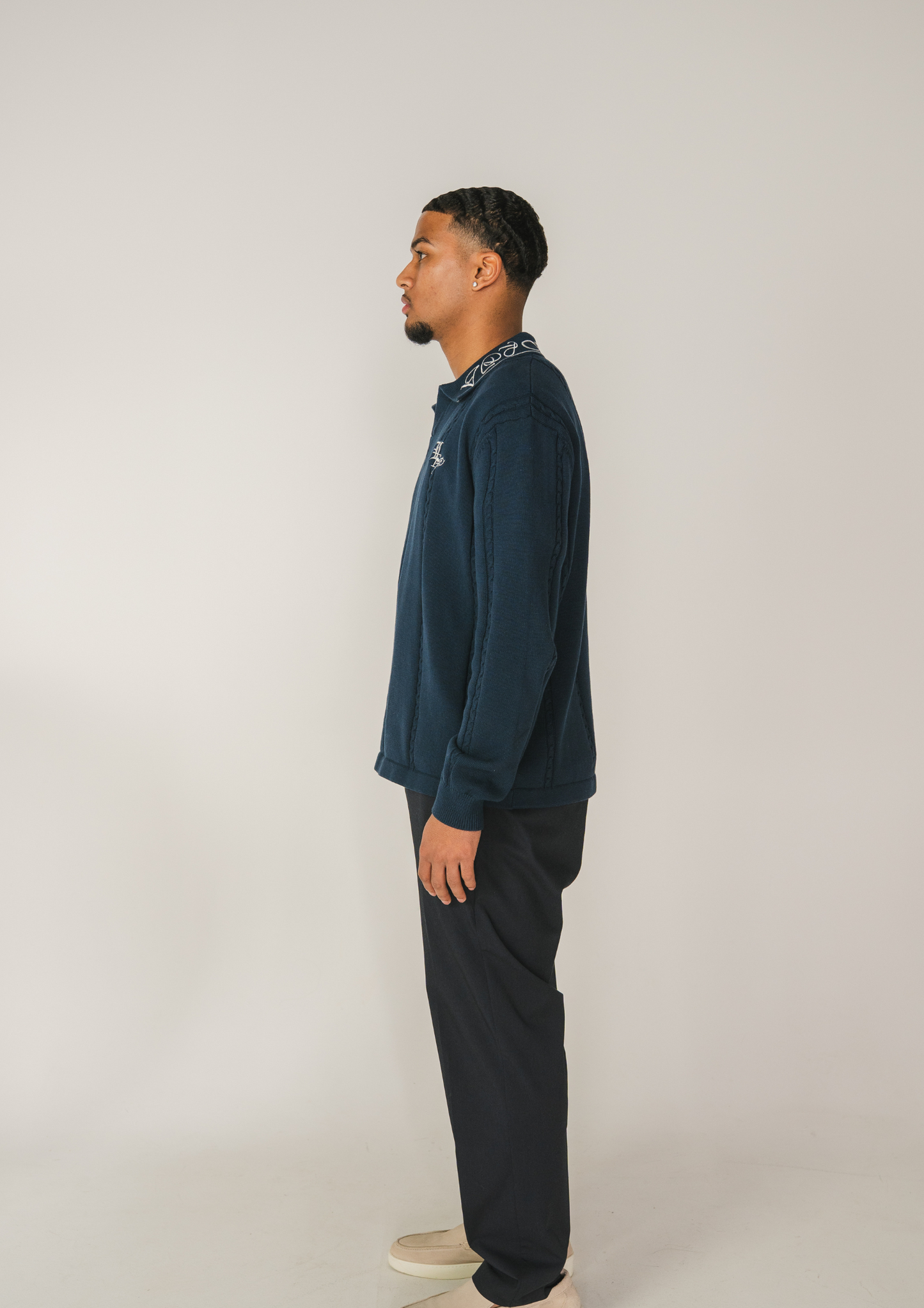 LA FAMILIA - KNIT POLO NAVY