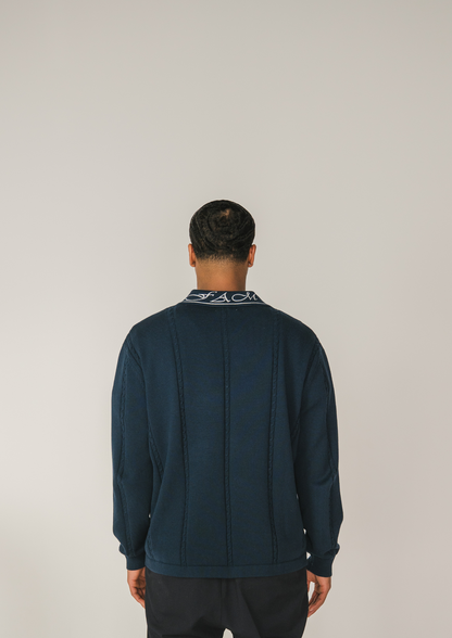LA FAMILIA - KNIT POLO NAVY