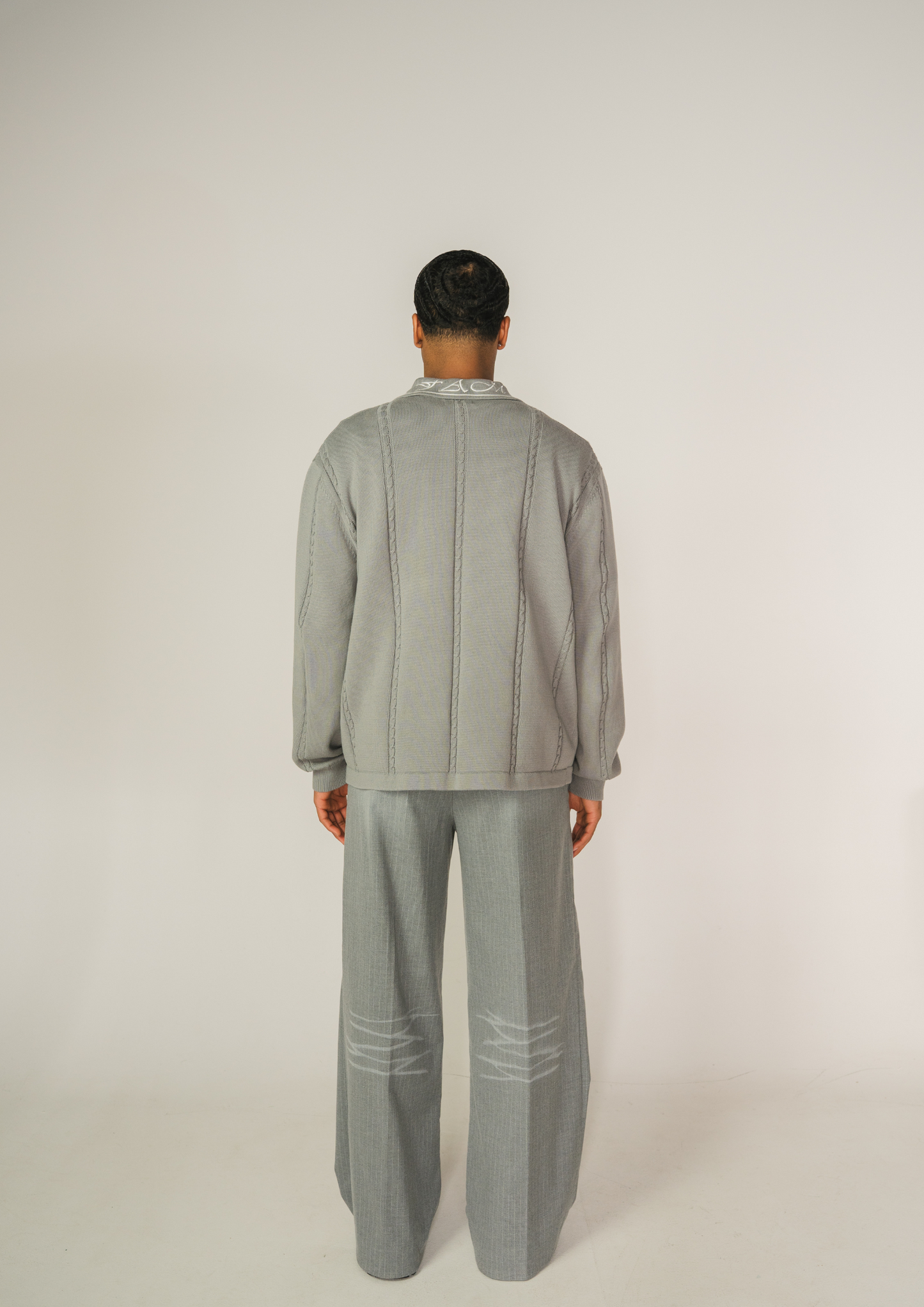 LA FAMILIA - KNIT POLO GREY